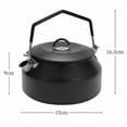 thumbnail image 2 of Portable Camping Kettle with Foldable Handle for Outdoor Use, 2 of 5