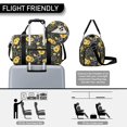 thumbnail image 3 of Sunflowers Womens Gym Tote Duffle Bag with Wet Pocket & Shoe Compartment, Floral Travel Duffel Bag Overnight Weekender Hospital Tote Girls Workout Carry on Bag with Luggage Sleeve, 3 of 6