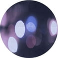 thumbnail image 1 of Ahgly Tapis Rond Lavable en Machine Intérieur Transitionnel Violet Moyen, 3 Pieds Rond, 1 of 7