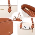 thumbnail image 6 of Women Handbags Set 4pcs Purses for Women Tote Bags Satchel Shoulder Bag Wristlet Bag Clutch Purse for Women, 6 of 8