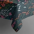 thumbnail image 3 of Pioneer Flower Floral Print Pattern Rectangle Tablecloth 60"x84",Waterproof Polyester Rectangle Table Cloth, Wipeable Spillproof Polyester Tablecloth for Dining, Camping, Indoor and Outdoor, 3 of 5