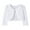 White, variant on breaise Girls Floral Lace Bolero Cardigan Kids Shrug Cover Up Cotton Long Sleeve Cardigan for Girls Dress Cover Up