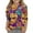Purple a13, variant on Spazoro Kids Child Girls Casual T-Shirts Tee, Summer 3/4 Sleeve Crew Neck Fashion Mardi Gras Print Loose Tops Trousers for Girls Purple Size 5 T