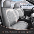 thumbnail image 7 of WRWolf Blazer Seat Covers Car Seat Cover Full Set for Chevrolet Blazer 2019-2024,Seat Covers for Cars,Automotive Seat Covers for SUV(Black), 7 of 7