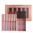 thumbnail image 2 of Matoen 12Pcs Matte Liquid Lipstick + Lip Liner Pens Set, Waterproof Long Lasting Dark Red Lipstick for Women, 24 Hour Pigmented Lip Gloss Set, 2 of 9