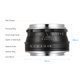thumbnail image 4 of Lente de enfoque manual F1.8 de 25 mm Gran apertura Compatible con, 4 of 8