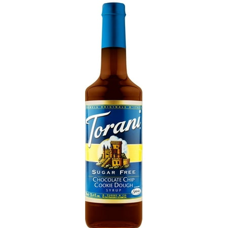 Torani Sugar-Free Chocolate Chip Cookie Dough Drink Syrup, 750mL bottle