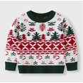 thumbnail image 1 of Suéteres con estampado de dibujos animados para niños y niñas, suéter de punto de manga larga, abrigo, Tops, ropa de Navidad, Otoño e Invierno, 1 of 5