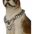 thumbnail image 1 of Collar De Cadena De Perro Pitbull De 15 Mm De Acero Inoxidab Tamaño Del Collar 24 Inches Color Plateado, 1 of 3