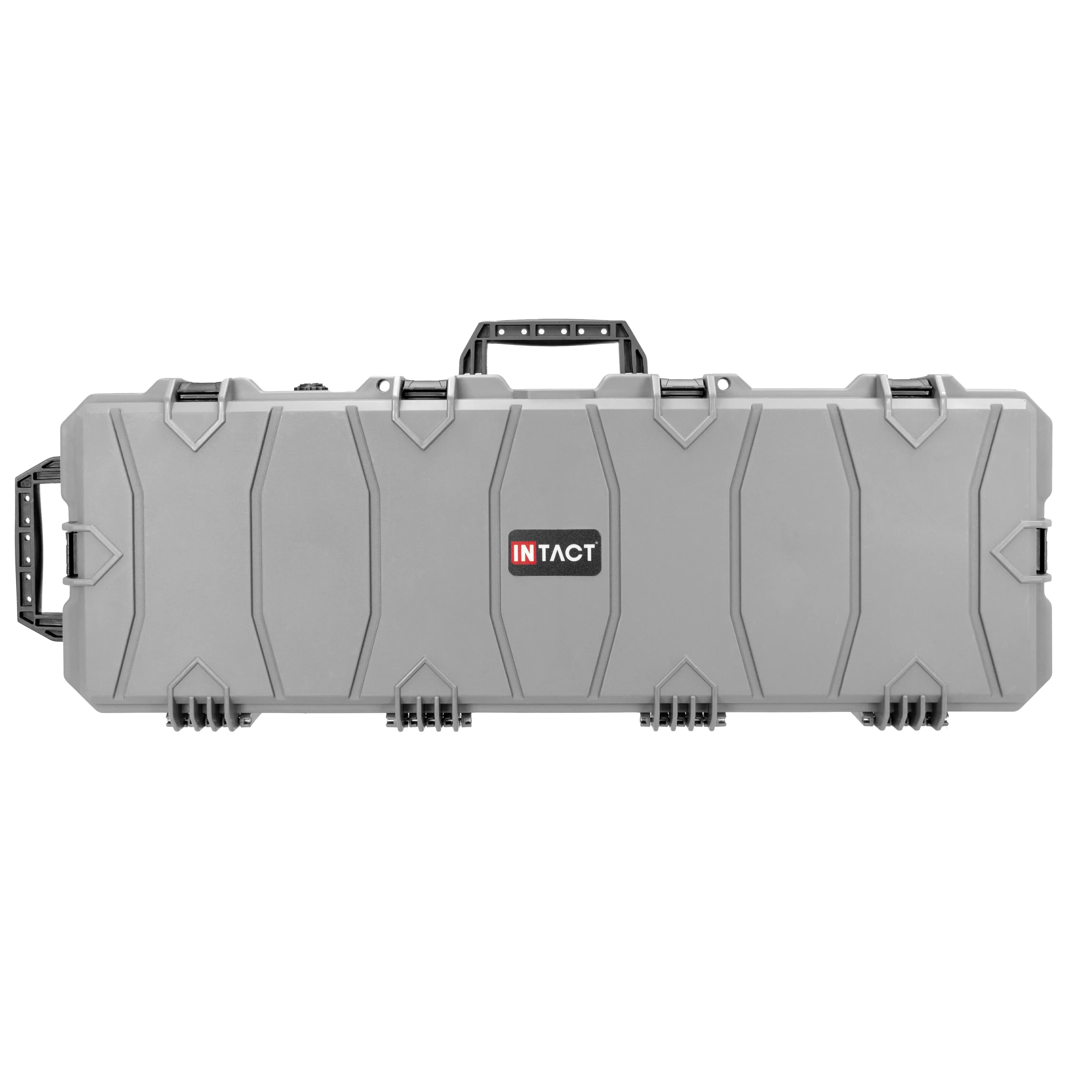 Eylar 39 Inch Intact Series Rolling Hard Rifle Case, Lightweight and Durable Stacker Design with Foam (Gray)