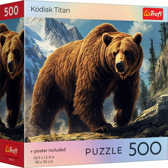Trefl Red Kodiak Titan 500 Piece Puzzle