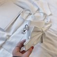 thumbnail image 3 of Retro Mujer PU Bowknot Hombro Messenger Bag Casual Pequeño Bolso (Blanco), 3 of 7
