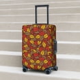 thumbnail image 3 of Wukai Fall Leaves Elastic Luggage Cover: Personalized Protection for Your Suitcase - Fits 19~29-inch, Washable & Durable Travel Companion-, 3 of 8