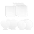 thumbnail image 2 of Hojas Acrílicas de 18 Piezas para Panel Fundido de Base de Luz para Letrero de Mesa DIY Craft, 2 of 9
