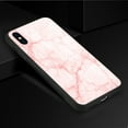 thumbnail image 2 of Reiko brand for iphone X/Reiko brand for iphone Xs Hard Glass Design Tpu Case With Pink Marble, 2 of 4