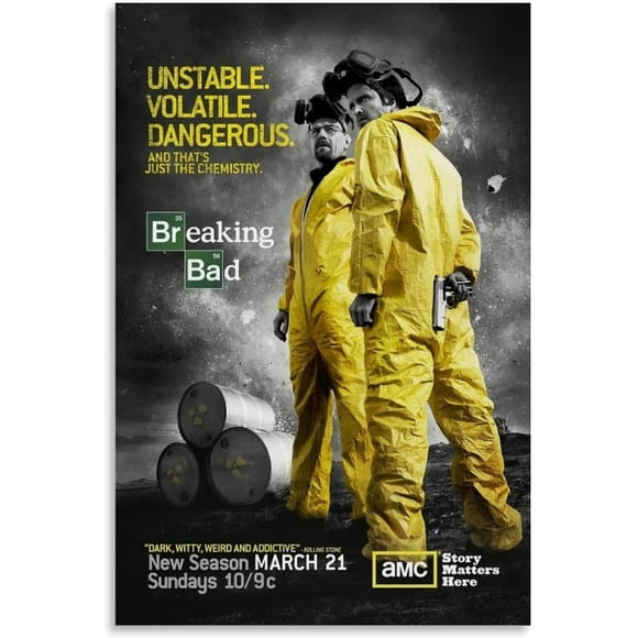 PPHAOSHO Breaking Bad Movie Teens Poster frameless Painting Canvas Wall Posters Art Picture Print Modern Home Decor 12x18inch