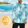 thumbnail image 5 of Wancir Men's Sun Protection Shirts UV SPF UPF 50+ Long Sleeve Rash Guard Fishing Running Quick Dry Lightweight, 5 of 8