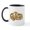 White/Black Inside, variant on CafePress - Oak Island Saloon Mug - 11 oz Ceramic Mug - Novelty Coffee Tea Cup
