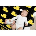 thumbnail image 4 of Custom Name Ruddy Duck Adult duck Blanket Kids Funny Blanket Suitable for Bedroom Living Room bed sofa Crib Couch Chair outdoor All Season Items That Yellow Duck Lovers Will Love 40"x30"for Pets, 4 of 6