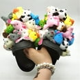 thumbnail image 2 of Women's Summer Cartoon Finger Puppet Slippers - Funny and Cozy Animal-Themed Indoor Shoes for Girls & Adults, 2 of 5