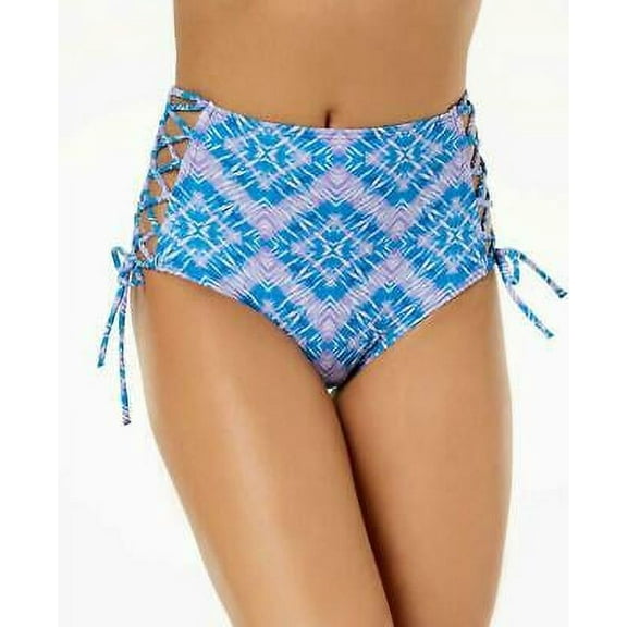 Sundazed Strappy High-Waist Bottoms Women Swimsuit (Stella Printed, XS)