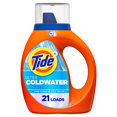 thumbnail image 1 of Tide Ultra Coldwater Liquid Laundry Detergent, Original Scent, Laundry Detergent Liquid Formulated for Cold Water, 887 mL, 21 Wash Loads, 1 of 18
