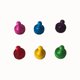 thumbnail image 1 of CLUE Game Replacement Game Mover Parts Set of 6: Mr Green, Miss Scarlett, Professor Plum, Dr Orchid, Colonel Mustard, Mrs Peacock, 1 of 2