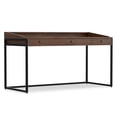 thumbnail image 6 of Atlin Designs 60" Industrial 2-Drawer Wood Computer Desk in Charcoal Brown, 6 of 9