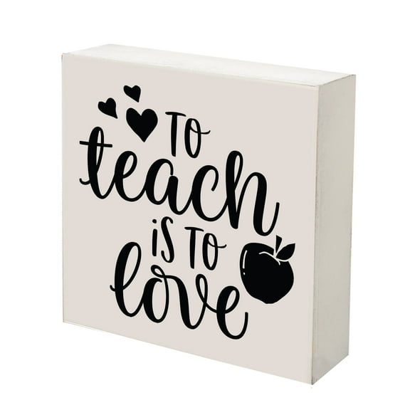 Inspiring Modern Framed Shadow Box 10x10 To Teach Is To