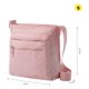 thumbnail image 3 of Totto Bolsa De Dama - Mujer Crossbody Bandolera Sup241 rosa M, 3 of 5