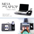 thumbnail image 4 of Mesa Para Laptop Acojinada Soporte Celular Con Mousepad Idea Nuova Mesa con mausepad color grs, 4 of 6