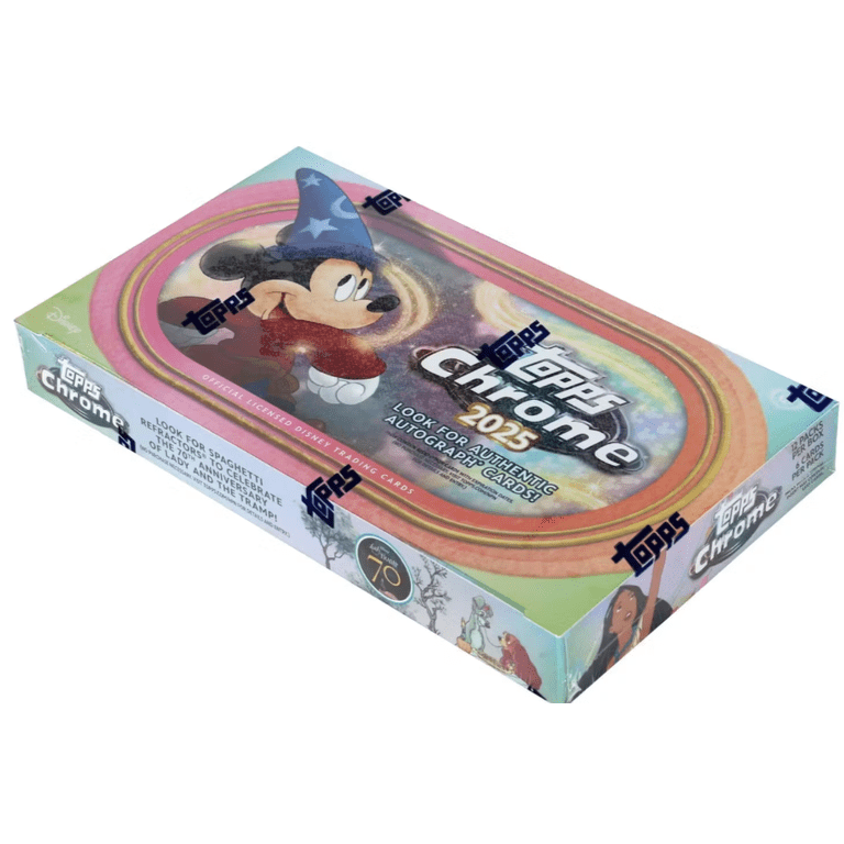 2025 Topps Chrome Disney Mega Box! (1 Numbered Parallel per Box