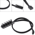 thumbnail image 5 of 4 Pin PWM Fan Hub, 4 Pin Connector for CPU Fan PC Fan Hub, Computer CPU/Case Fan Power Multi Splitter Connector Cable Adapter for, 5 of 5