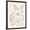 Brown Frame, variant on Art.com Gardenia Line Drawing Crop Art Print by Moira Hershey, 12" x 16"