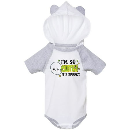 

Inktastic Halloween I m So Cute It s Spooky with Ghost and Stars Gift Baby Boy Bodysuit