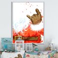 thumbnail image 1 of Designart Christmas Holiday Fancy Santa Claus VI Traditional Floating Frame Wall Art, 1 of 4