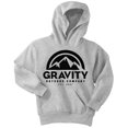 thumbnail image 1 of Sudadera con capucha Gravity Outdoor Co Logotipo negro Ash X-Small Chaqueta, 1 of 2
