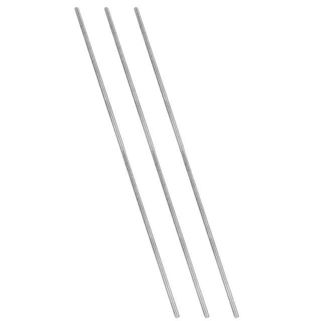 Uxcell Tige Entièrement Filetée 5/16 Pouces-18, 3 Pcs Filetage en Acier Inoxydable 304 Longueur 12 Pouces