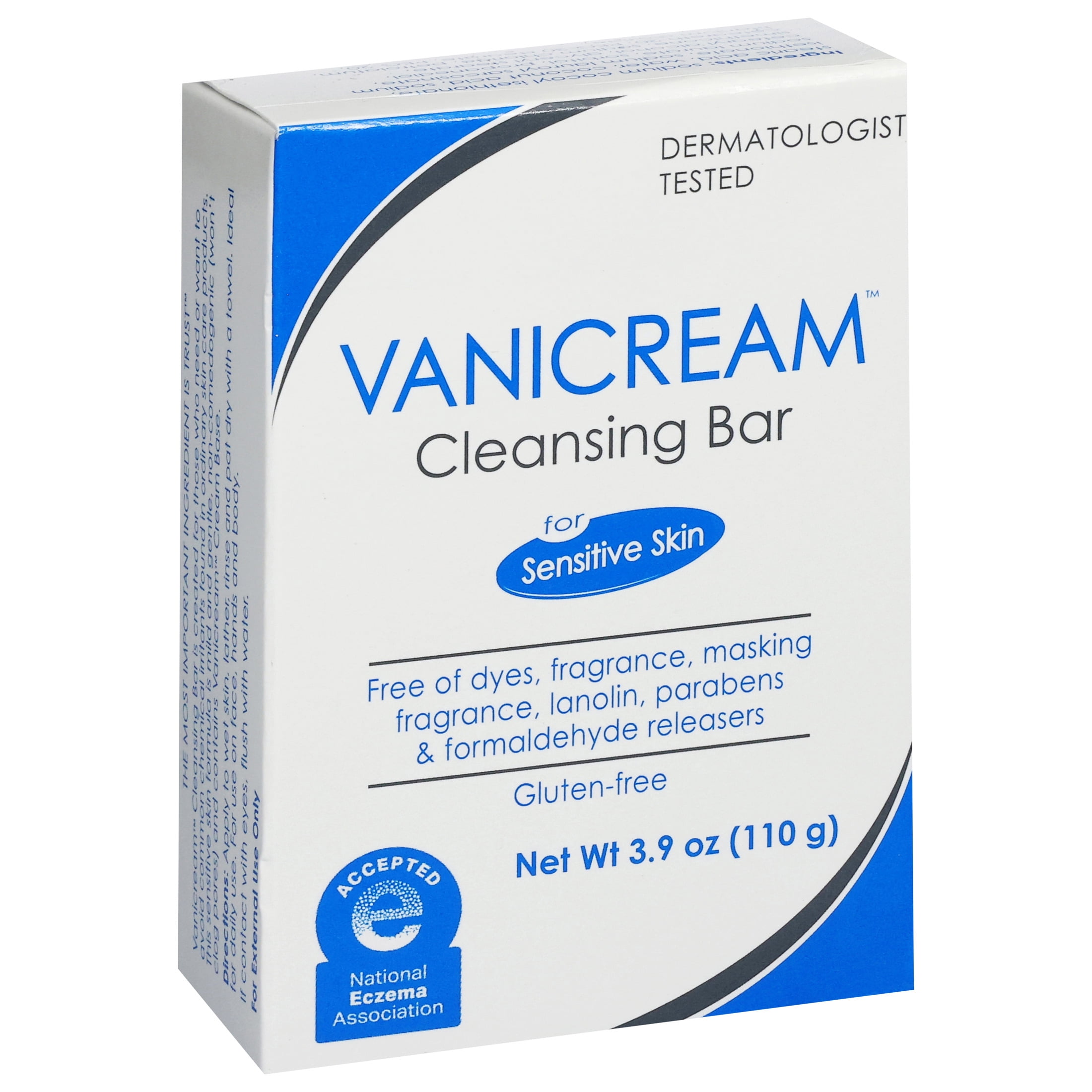 Vanicream Cleansing Bar for Sensitive Skin - 3.9 oz