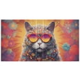 thumbnail image 2 of Cat Sunglasses Flowers 3 Ring Binders 1.5 inch Hardcover File Folders with Interior Pockets A4 Size Organizer for School Office Hospital Set of 2, 2 of 8