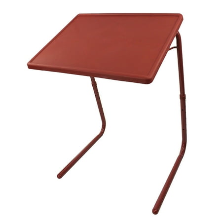 foldable comfortable tray portable holder cup table tv brown