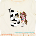 thumbnail image 4 of Inktastic I'm Five-cowgirl Riding Horse Birthday Girls Toddler Dress, 4 of 5