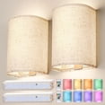 thumbnail image 1 of Apliques de Pared Recargables Inalámbricos OCATO con 16 Colores RGB, 1 of 8