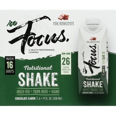 Refocus 407805 66 fl oz Rite Chocolate Bite Max Plant Protein Powder