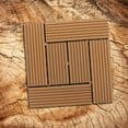 thumbnail image 2 of Baldosas entrelazadas para terraza: baldosas de exterior de 30,5 x 30,5 x 2 cm para terrazas de bricolaje. Suelo resistente a la intemperie para balcones, porches y patios., 2 of 6