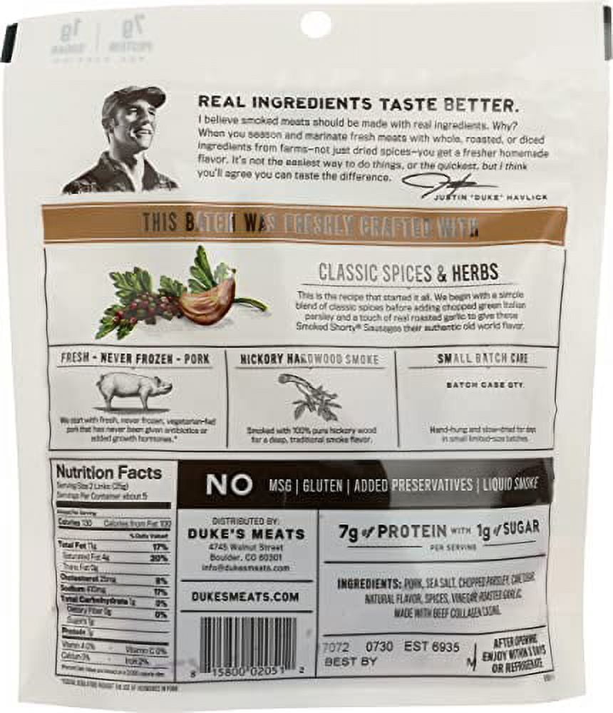 dukes beef jerky nutrition