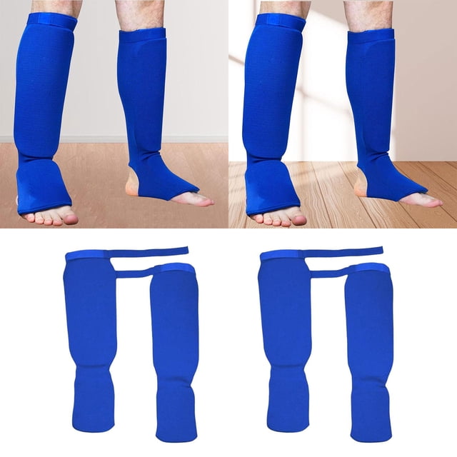 Espinilleras Sharpla 2 pares para mujer protectores de empeine protección para Entrenamiento almohadillas para piernas lavables elásticas M
