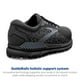 thumbnail image 3 of Zapatillas para correr Brooks Addiction GTS 15 para hombre negras talla 10.5 ancho, 3 of 6
