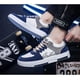 thumbnail image 2 of Zapatillas deportivas cómodas para Hombre, zapatos planos para estudiantes, transpirables, con cordones, a la moda, para correr, 2023, 2 of 4