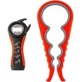 thumbnail image 1 of KINZON Ouvre Bouteille Ouvre Bocal Multifonctionnel 5 en 1 Dcapsuleur Multi Kitchen Tool Ouvre Bocal Facile Convient pour la Main Basse l'artrite ges, 1 of 5